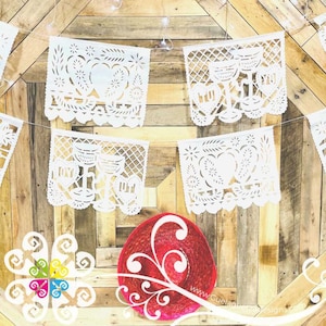 Boda - Plastico Picado - Wedding decor - Mexican Theme party