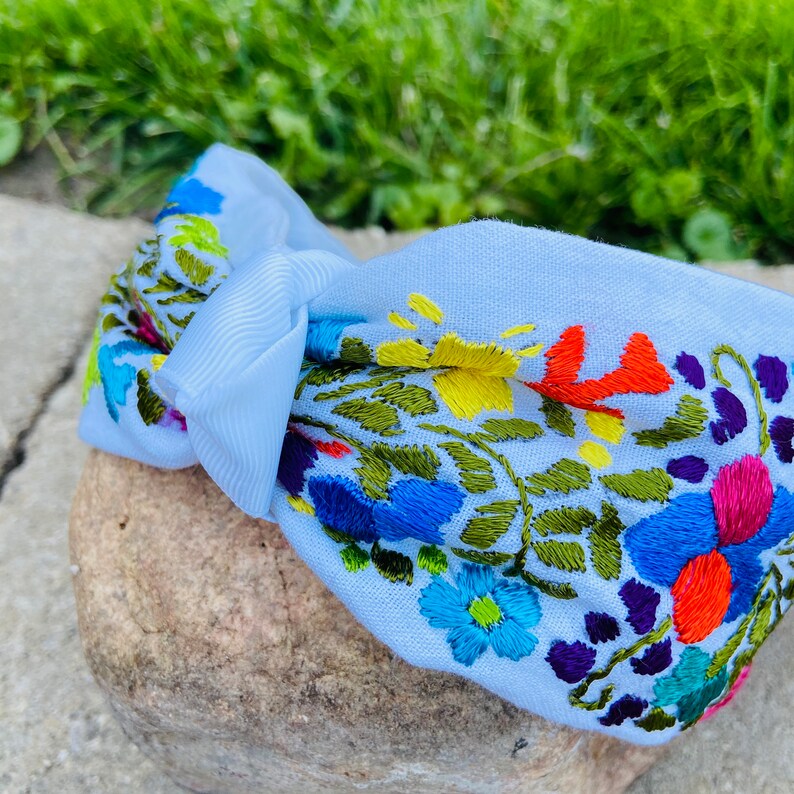 Handmade Embroider Headband Mexican Headband Authentic Etsy