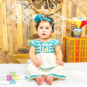 Lupita Kinderjurk - Mexicaanse Kinderjurk - Borduur 5 de Mayo Jurk
