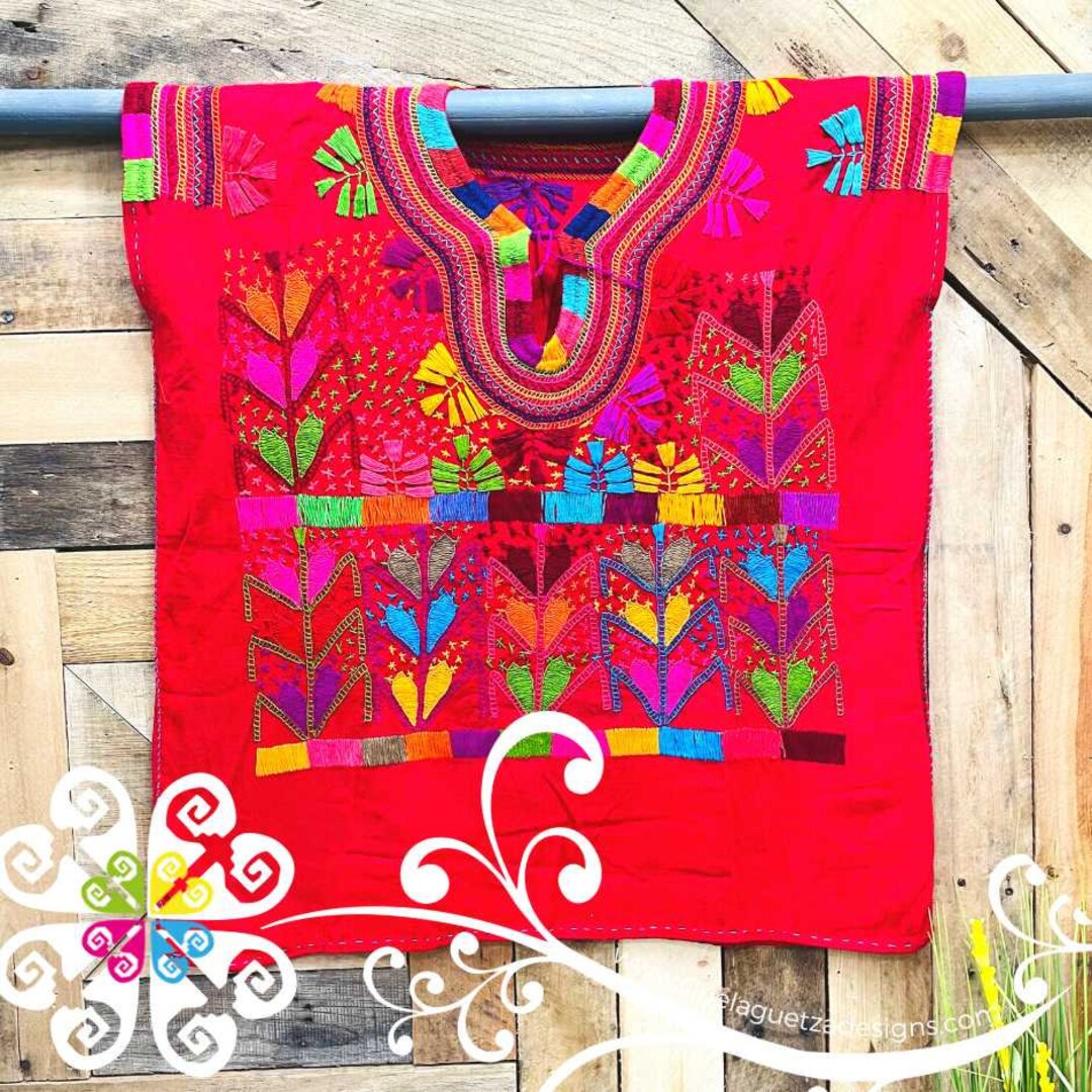 Buy Medium Milpa Embroider Top Blusa Bordada Mexican Blouse De Mayo  Outfit Online in India