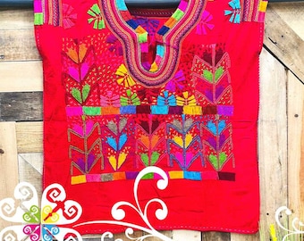 Medium Milpa Embroider Top Blusa Bordada Mexican Blouse