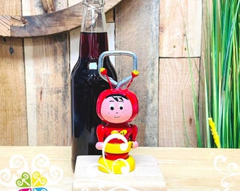 Abrebotellas Personajes - Cocina Artesanal - Destapador de Madera