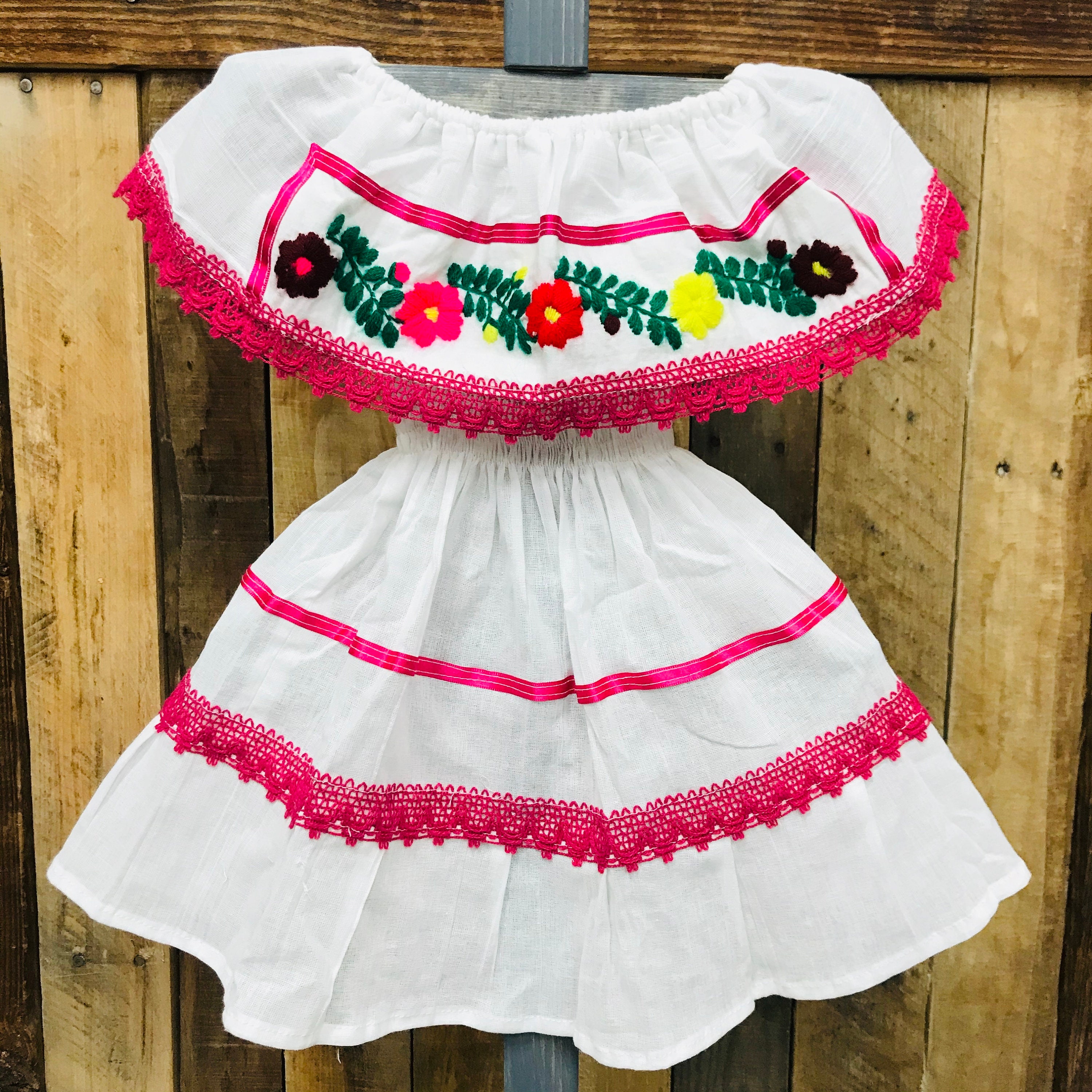 Vestido campesino para niña hotsell