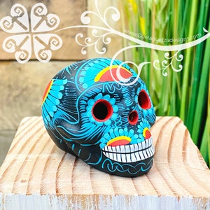 Sugar Skull Day of the Dead tête de mort peinte mexicaine Cadeau