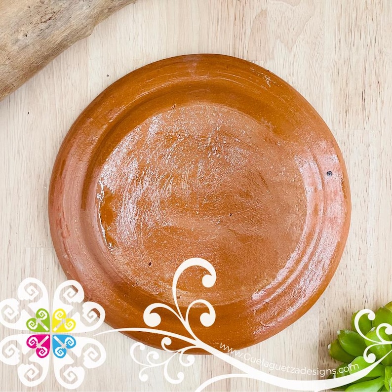 Set of 4 Large Capula Traditional Plate - Set Capula Sencillo Clay ...