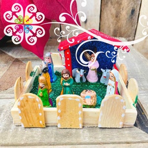 Corralito Navideno - Nativity Set - Nacimiento Navideno Mexicano