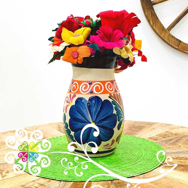 Florero Ovulo - Mexican Home Décor - Mexican Authentic Clay