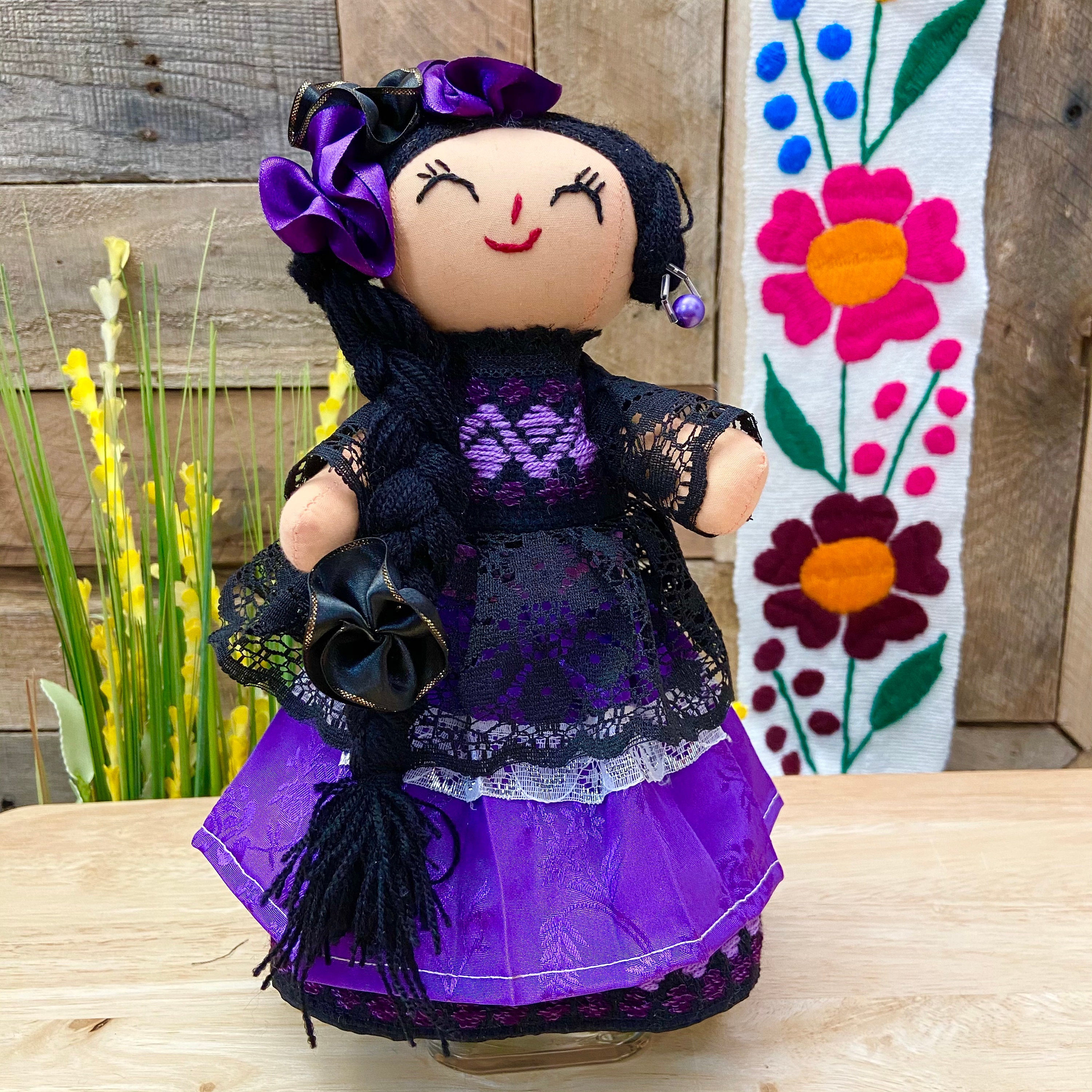 Beautiful handmade mexican doll lele doll muneca unique  etsy Beautiful handmade mexican doll lele doll muneca unique  etsy