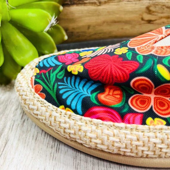 Burlap slip on shoes best sale