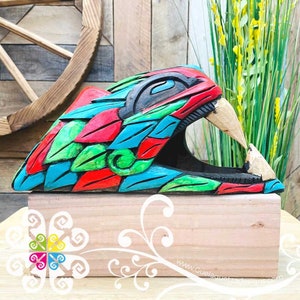 Grote handgesneden houten Jaguar - Authentiek houtdecor - Mexicaanse Maya Jaguar