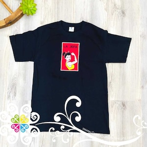 La Jefa Embroider Tee - Loteria Shirt - Mexican Shirt - Playera Loteria