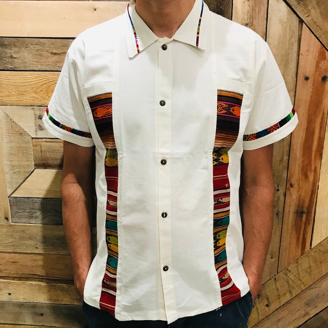 Camisa Coralillo Hombre Camisa Mexicana Camisa Hombre