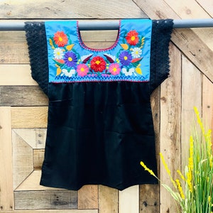 Payasito Puebla Top - Mexican Embroider Top - 5 De Mayo Shirt - Fiesta Top - Summer Shirt