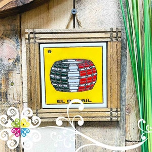 El Barril - Loteria Wall Art - Mexican Home Decor