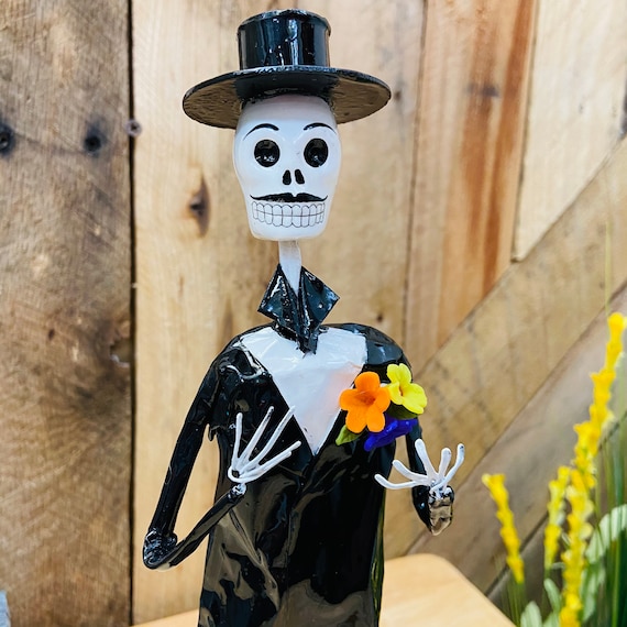 Pequeño papel Mache Catrin Catrin Mexicano | Etsy España