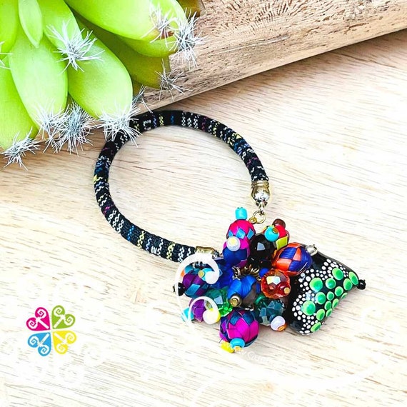 Pulsera Ramo Palma Pulsera Pulcera Artesanal - Etsy España