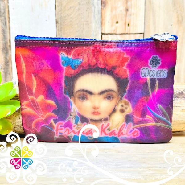 Pencil Bag - Loterial Bag - Frida Bag - Mexican Zipper Pouch