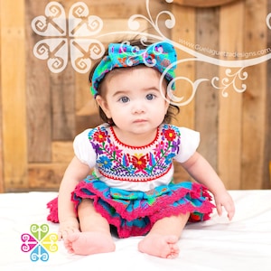 baby girl mexican fiesta dress