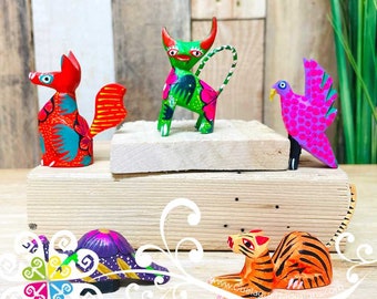 Set of 5 Alebrije Mix - Alebijes