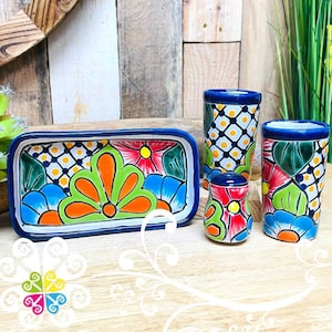 Mini Tequilero Talavera Tray - Talavera
