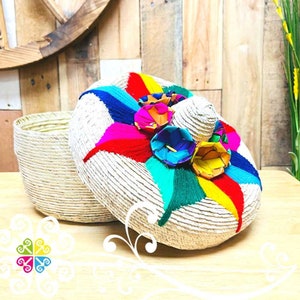 Large Tortillero Palma Bordado  - Tortilla Holder - Tortillero Mexicano