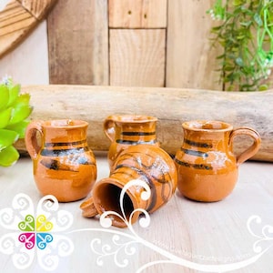 Set of 4 Capula Sencillo Minishot - Set Capula Sencillo Tequilero