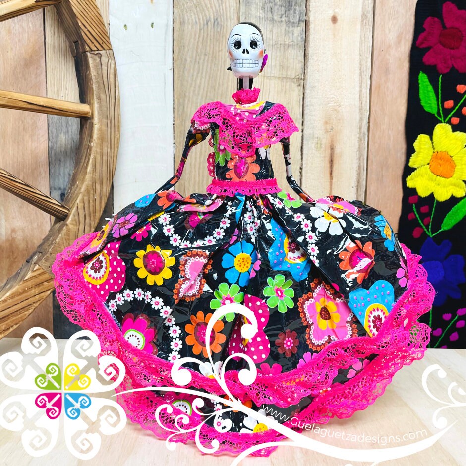 Decoración del Día de Muertos de Papel Maché Estatua de - Etsy España Decoración del Día de Muertos de Papel Maché Estatua de - Etsy España