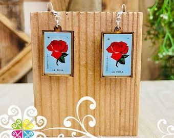 LoteriaMX Wood Earrings - Wood Earrings