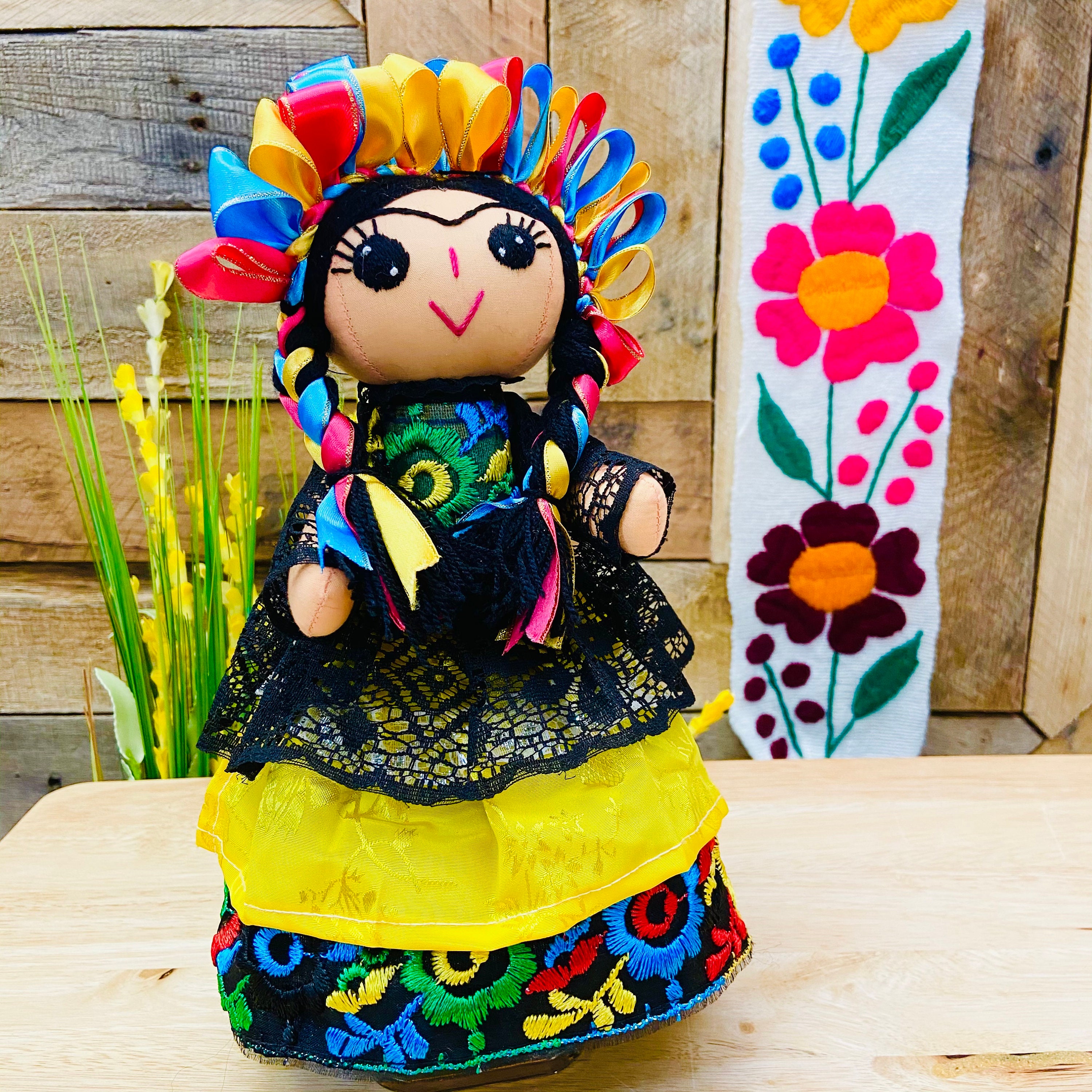 Beautiful handmade mexican doll lele doll muneca unique  etsy Beautiful handmade mexican doll lele doll muneca unique  etsy