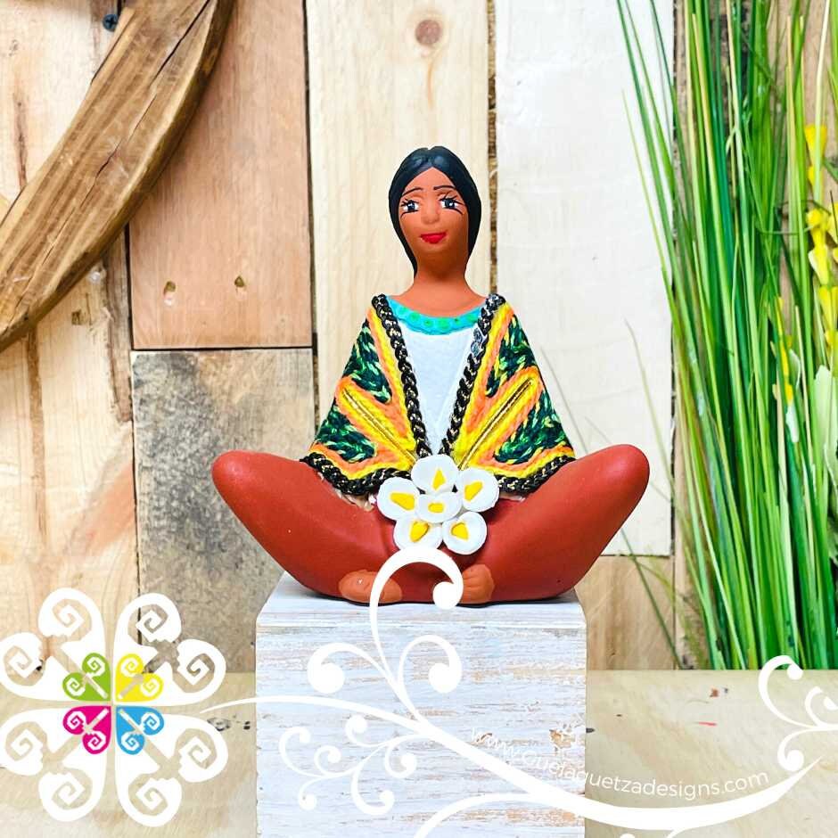 Seated Gladys Michoacana Doll - Ceramic Statue - Etsy