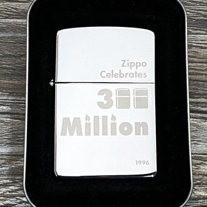 Zippo - 1996 Zippo świętuje 300 milionów zapalniczek Zippo, trudno dostępnych, nowych w puszce