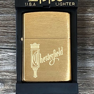 Zippo - 1999 Chesterfield Cigarettes Zippo Lighter, Double-Sided, Tobacco Advertising Promo