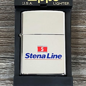 2000 Stena Line Zippo Lighter: Ferry Souvenir, Maritime, Ship Lighter