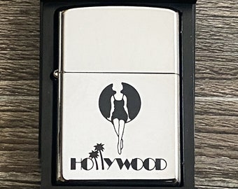 Zippo - 2000 Hollywood Lady Zippo Lighter, Very Rare, Like New in Box
