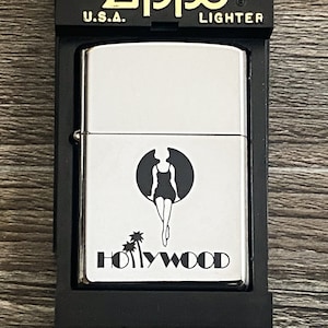 Zippo - 2000 Hollywood Lady Zippo Lighter, Very Rare, Like New in Box