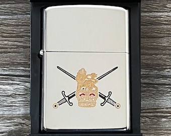 1995 British Army Zippo Lighter: Military, Unfired in Box