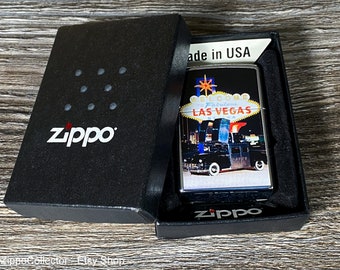 Las Vegas finds! The black caesars palace is hard to see but it's a 2003. :  r/Zippo