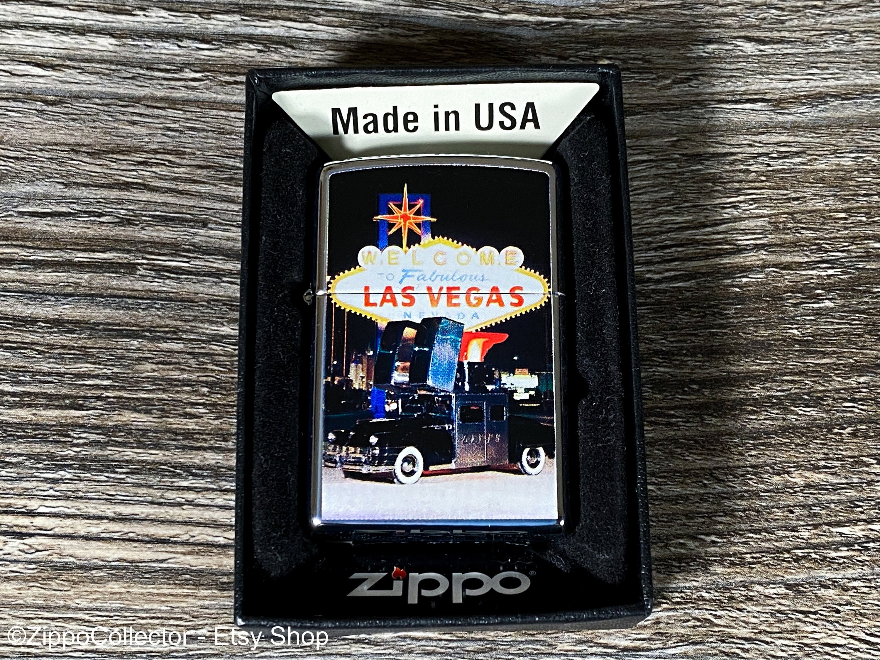 Zippo Road Trip Las Vegas Zippo Lighter Zippo Car New in Box 