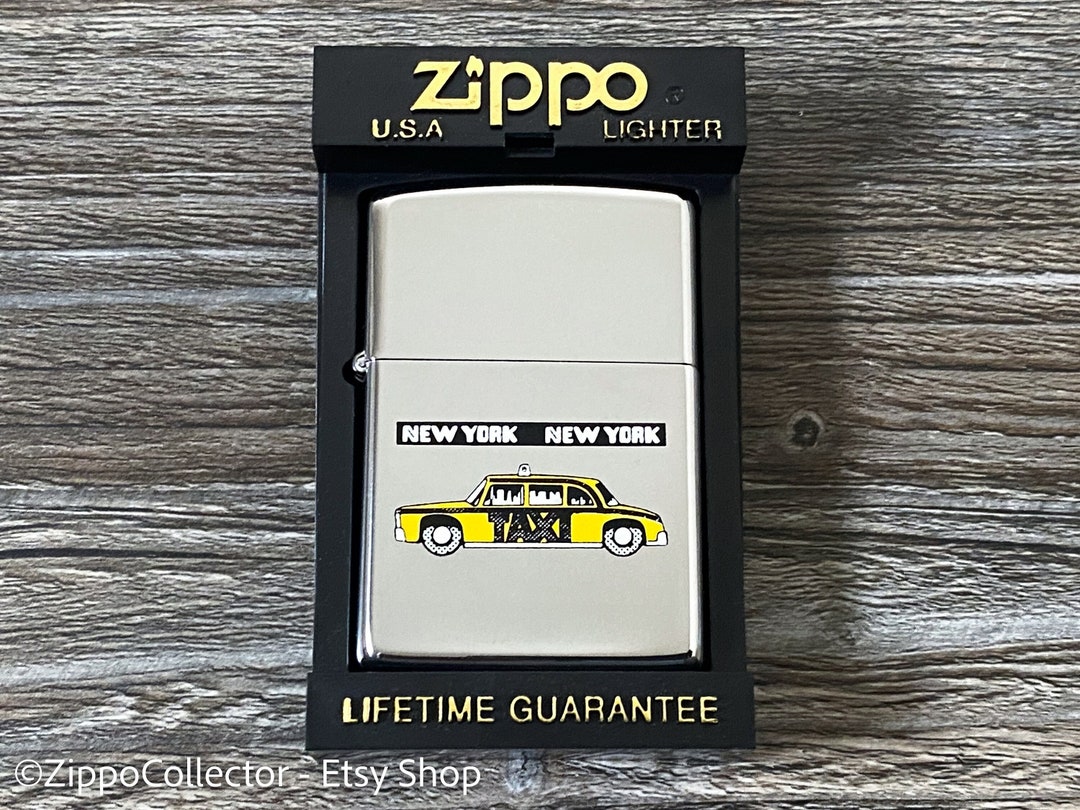 1993 New York Taxi Zippo Lighter Vintage Retired NYC Etsy