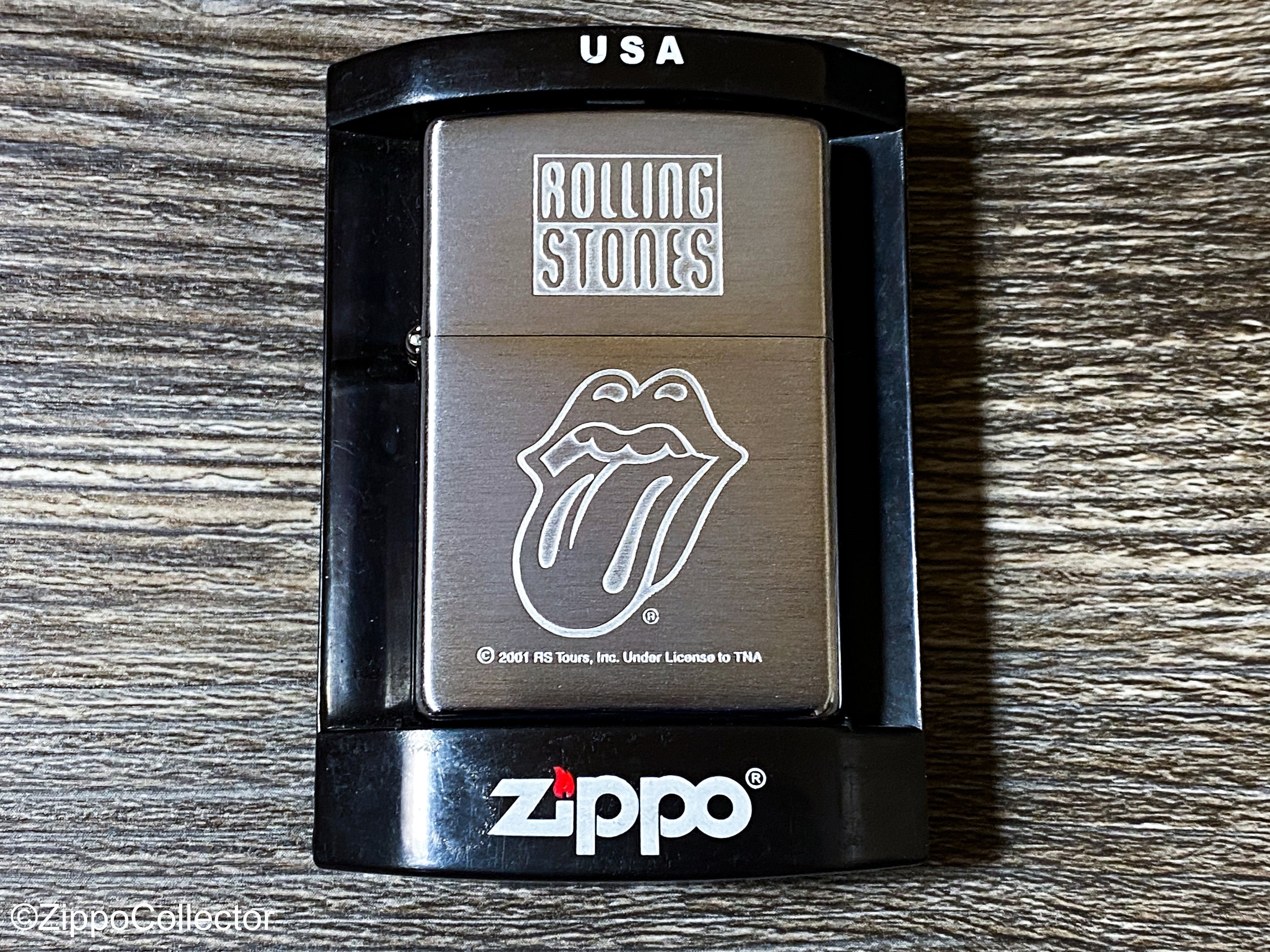 Rolling Stones Zippo Lighter, Hard to Find, Like New in Original
