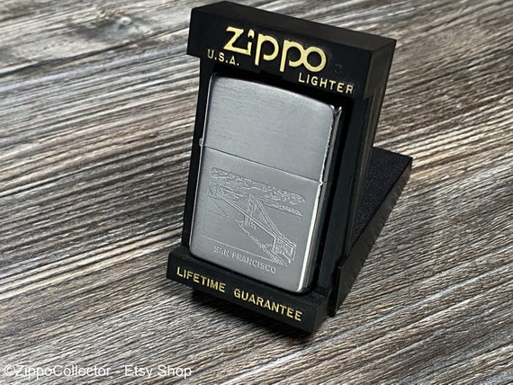 1990 San Fransisco Golden Gate Bridge Zippo Lighter, Rare, Like
