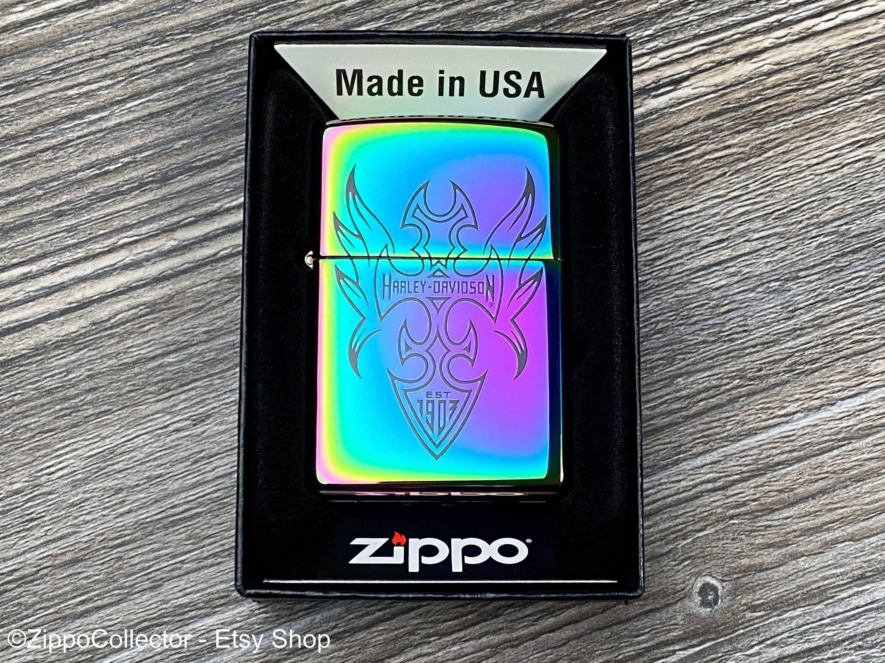 Zippo - 2005 Spectrum Harley Davidson Tattoo Logo Zippo