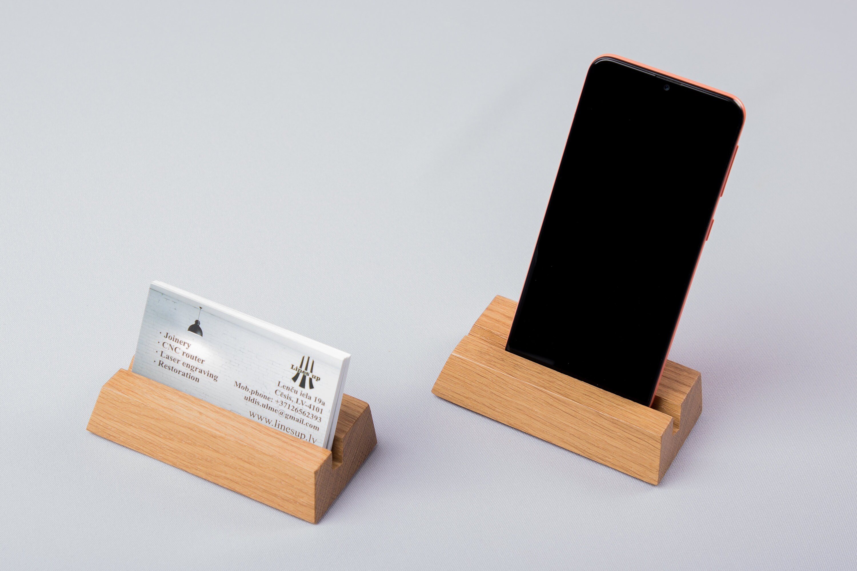 Business card holder Business Card Stand Name plate and card Etsy