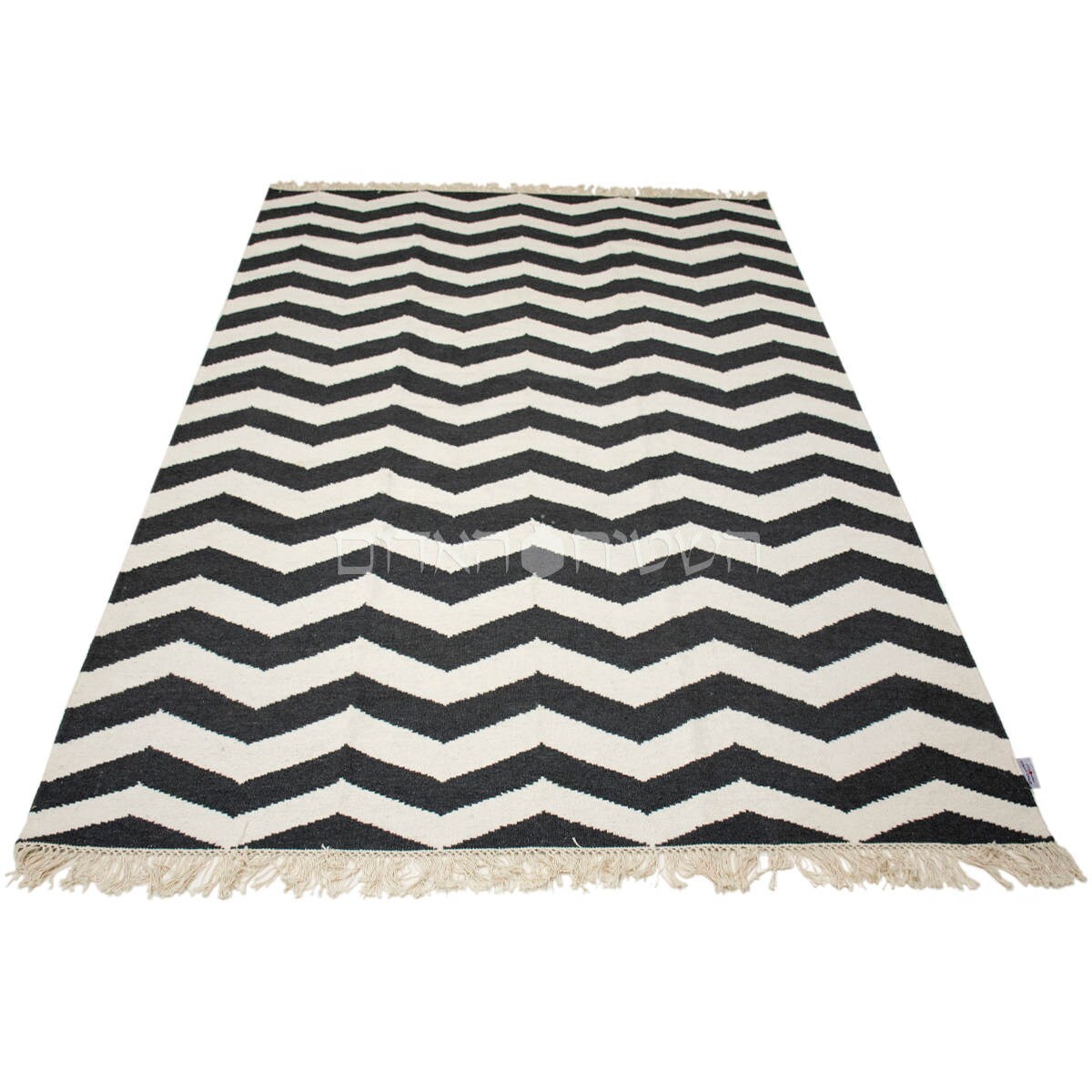 SALE Gray Zigzag White Rug Handmade Geometric Kilim Carpet Etsy