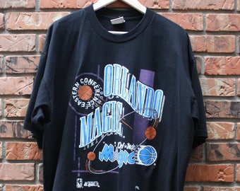 Vintage Orlando Magic Eastern Conference NBA Basketball Nutmeg Men's Sz. XL