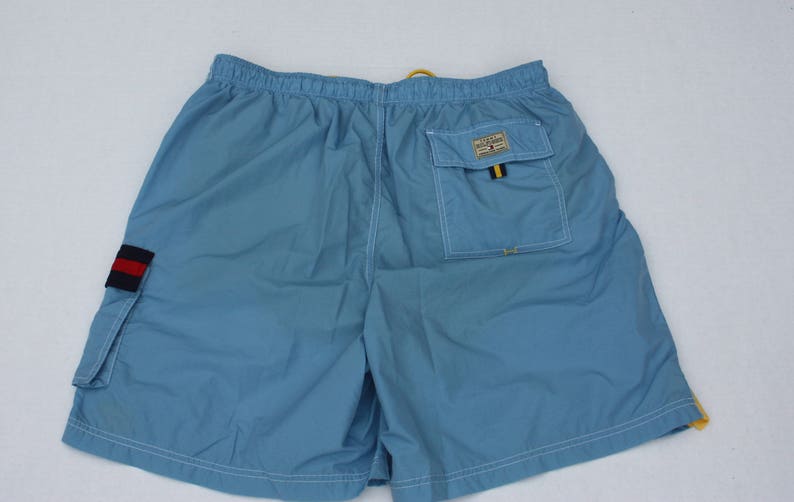 Vintage Tommy Hilfiger Light Blue Swim Trunks Men/'s XL