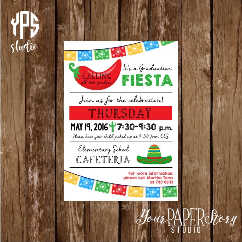 Mexican Fiesta Invitation