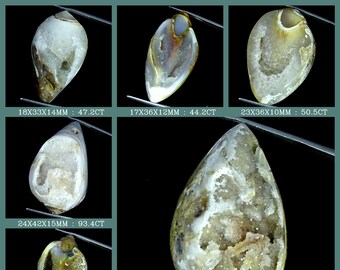 Fossil Snail Gemstone Drusy/ Brown Fossil Snail Druzy/ Fancy Shape Fossil Snail Stone/ Natural Loose Gemstone