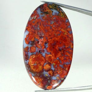 Natural Hungarian Agate Healing Gemstone/ Orange Agate Cabochon/ Agate Cabs / Oval Stone/ For Making Jewelry Crafts