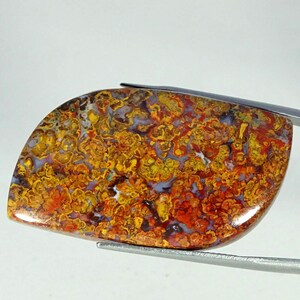Natural Hungarian Agate Loose Cabochon, Orange Agate Cabs, Handmade Fancy Agate Loose Stone